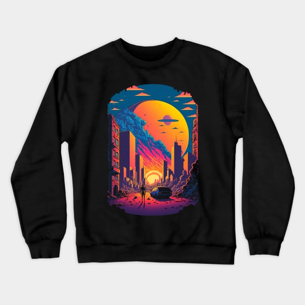 Mandela Effect Apocalypse Crewneck Sweatshirt by TreemanMorse